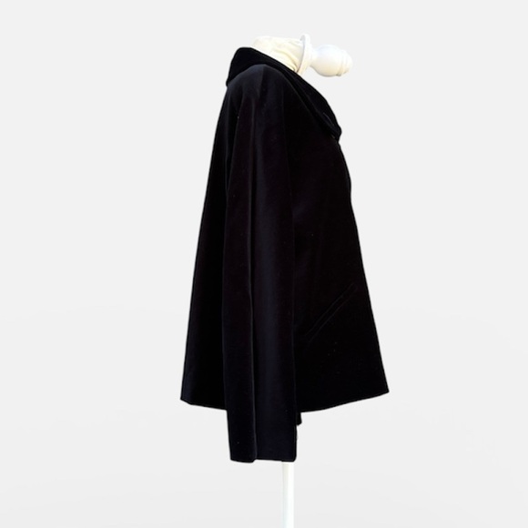 Talbots Velvet Button Front Jacket in Blue Size 12 - Picture 4 of 10